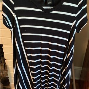 Black and white Piko dress
